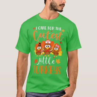 T-shirt Infirmière Turquie Thanksgiving Infirmière Journée