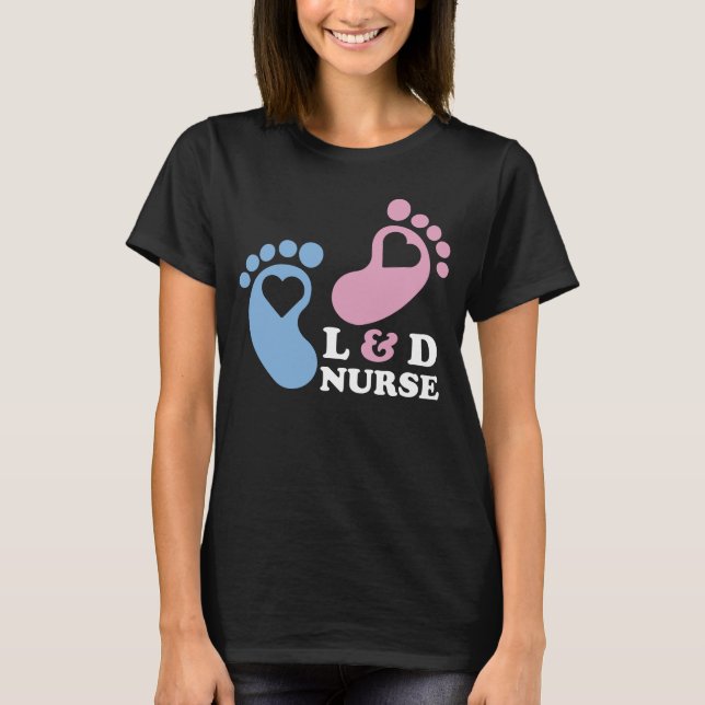 T-shirt Infirmières de la main-d'oeuvre et de la prestatio (Devant)