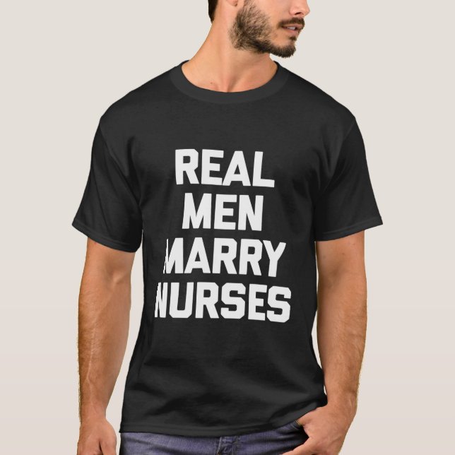 T-shirt Infirmières mariées disent infirmière (Devant)