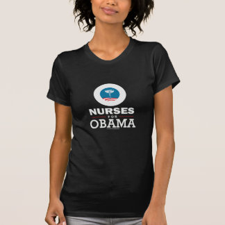 T-shirt Infirmières pour Obama