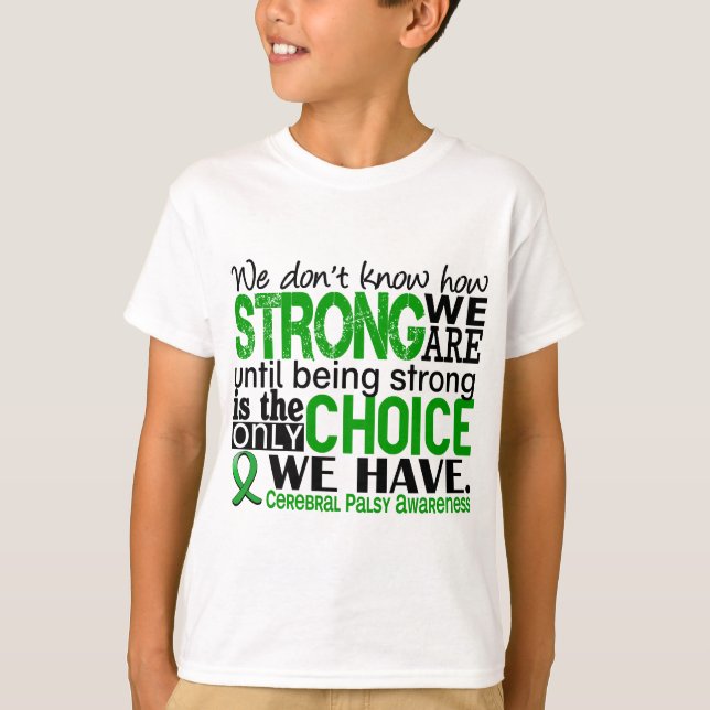 T-shirt Infirmité motrice cérébrale comme nous forts (Devant)