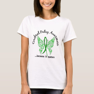 T-shirt Infirmité motrice cérébrale grunge du papillon 6,1