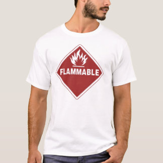 T-shirt inflammable