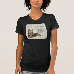 T-shirt Influenceur félin littéralement obsédé