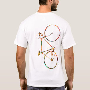 T-shirt infographie.vélo pour les motards élégants
