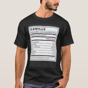 T-shirt Information Camille et faits indéniables