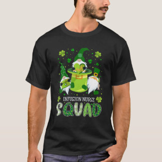 T-shirt Infusion Infirmière Squad Infirmière St Patrick Jo