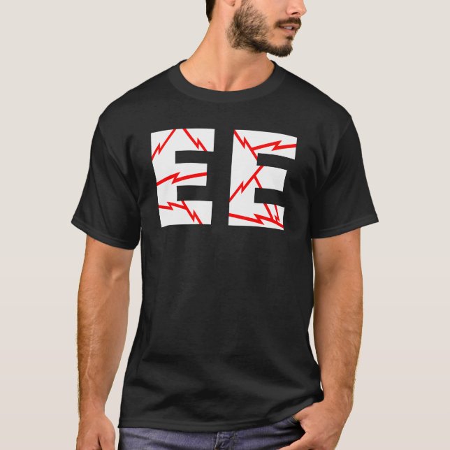 T-shirt Ingénierie électrique EE facturée (Devant)