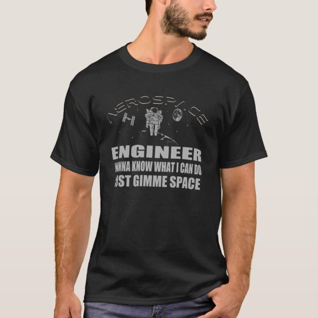 T-shirt Ingénieur aérospatial Aéronautique Spatiale (Devant)
