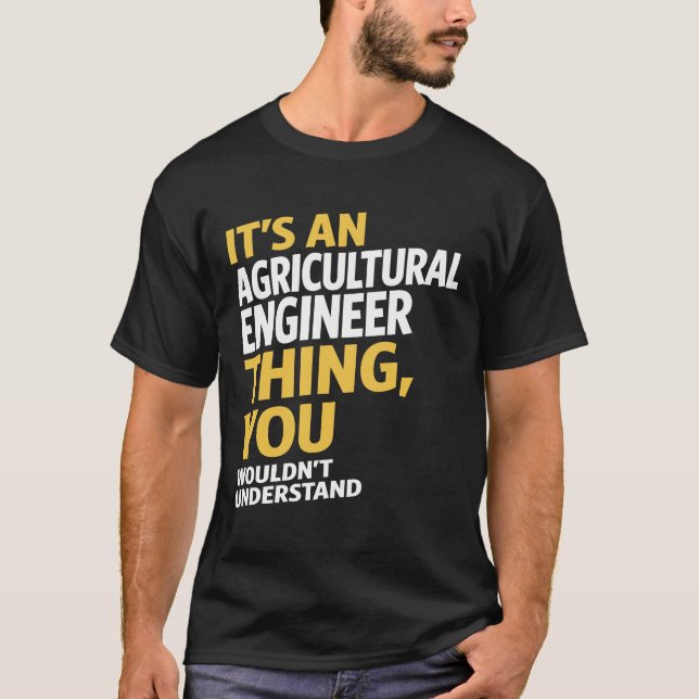 T-shirt Ingénieur agricole (Devant)