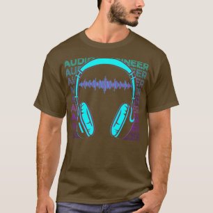 T-shirt Ingénieur audio Ingénieur audio Rétro Ingénieur au