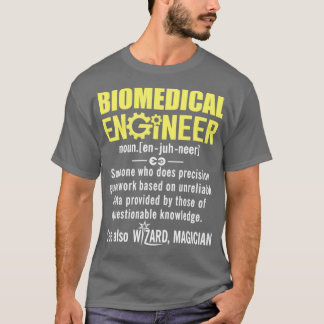 T-shirt Ingénieur biomédical Noun Drôle Définition