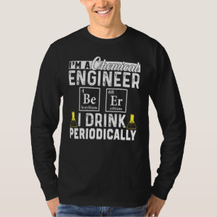 T-shirt Ingénieur chimique Bière Ingénierie périodique