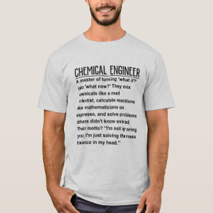T-shirt Ingénieur chimiste