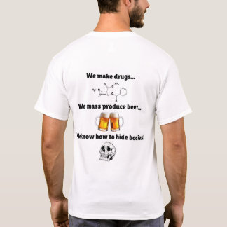 T-shirt Ingénieur chimiste drôle — Soyez gentil avec les C