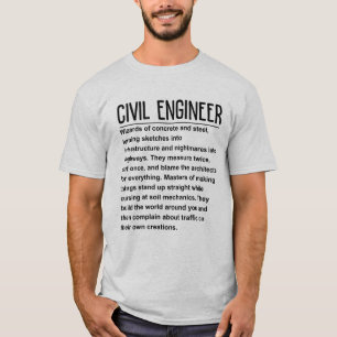 T-shirt Ingénieur civil