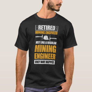 T-shirt Ingénieur civil à la retraite papa Retraite