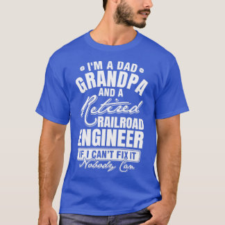 T-shirt Ingénieur du chemin de fer Funny Titre de l'emploi