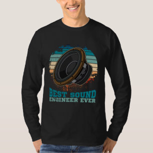 T-shirt Ingénieur du son pour caisson de basses synthétise