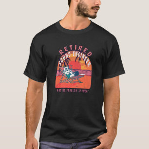 T-shirt Ingénieur du son retraité Retraite Vintage