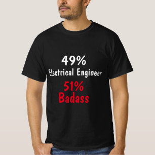 T-shirt Ingénieur électrique Badass