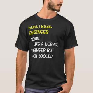 T-shirt Ingénieur électrique Définition 1