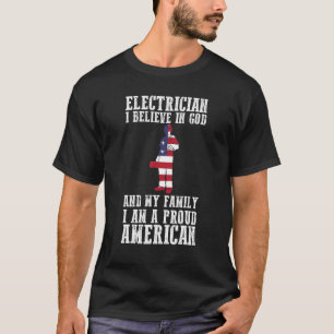 T-shirt Ingénieur électrique Électricien