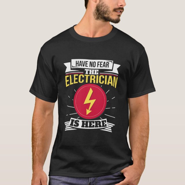 T-shirt Ingénieur électrique Lineman Electricien  (Devant)