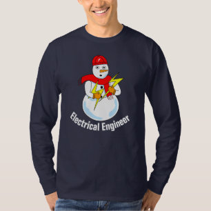 T-shirt Ingénieur électrique Snowman
