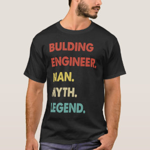 T-shirt Ingénieur en bâtiment homme mythe légende  1