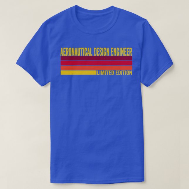 T-shirt Ingénieur en conception aéronautique (Design devant)