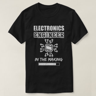 T-shirt Ingénieur en électronique dans la fabrication, tex