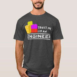 T-shirt Ingénieur Enfants Jouet Grand Blocs de Constructio