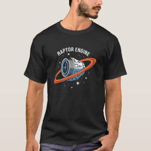 T-shirt Ingénieur Fusée Moteur Raptor Starship Pour L'Espa