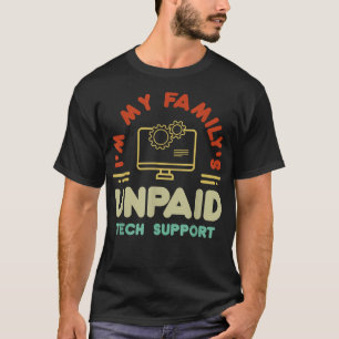 T-shirt Ingénieur Informatique Im Mes Familles Support Tec