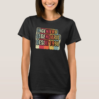 T-shirt Ingénieur légendaire depuis 1998 Ingénieur