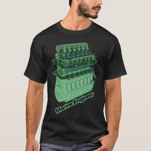 T-shirt Ingénieur naval (HOMME) - noir