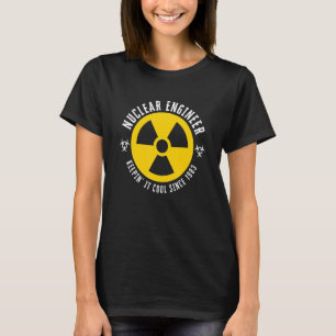 T-shirt Ingénieur nucléaire 40e anniversaire Quarante ans