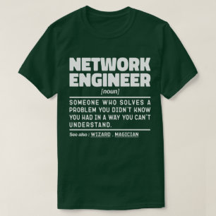 T-shirt Ingénieur réseau Noun Geek de données