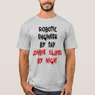 T-shirt Ingénieur robotique Zombie Slayer