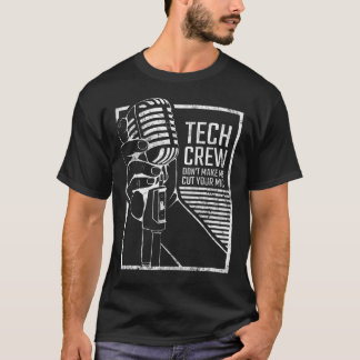 T-shirt Ingénieur sonore avec illustration microphone