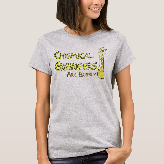 T-shirt Ingénieurs chimiques de bulbbly (Devant)