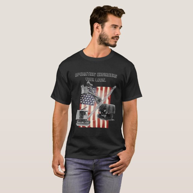 T-shirt Ingénieurs d'exploitation Syndicat des exploitants (Devant entier)