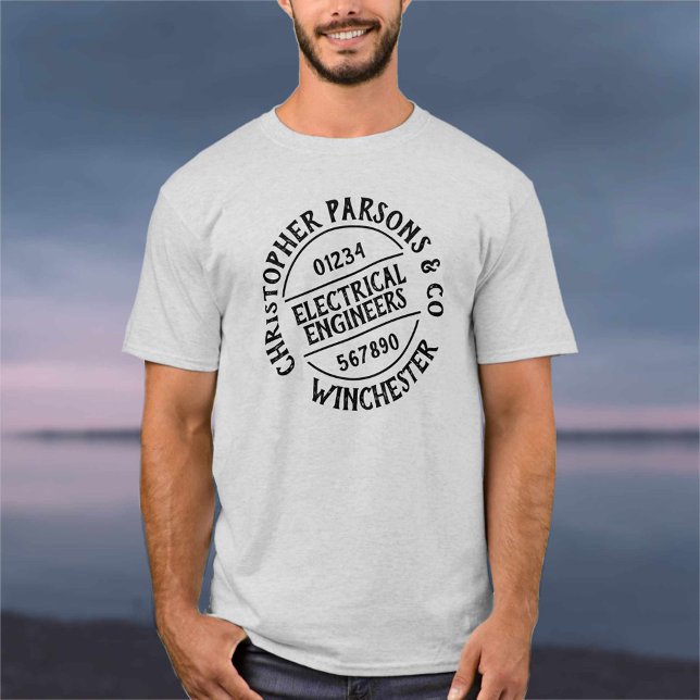 T-shirt Ingénieurs électriques (Créateur téléchargé)