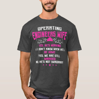 T-shirt Ingénieurs Opérateurs Cadeaux Femme Oui Hes Travai