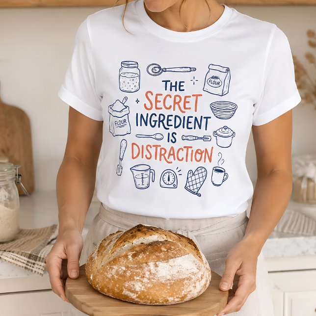 T-shirt Ingrédient Secret Distrayant pour une Pâtisserie D (Créateur téléchargé)