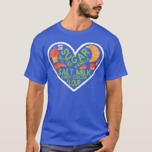 T-shirt Ingrédients de cuisson Ustensiles Coeur 386