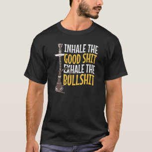 T-shirt Inhale The God Shisha Bar Shisha Fumer Shishatob