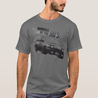 T-shirt Initiale D 1 Courir dans les années 90 CLAIRE ver