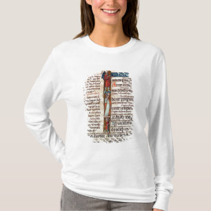 T-shirt Initiale de Historiated "je" dépeignant Ruth